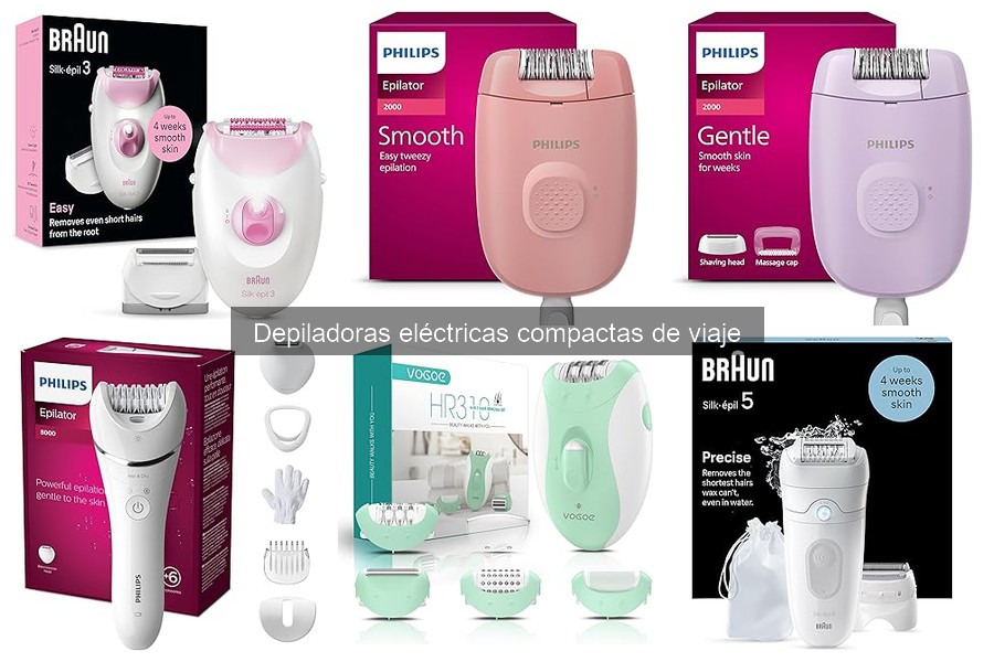 Dónde comprar depiladoras eléctricas compactas de viaje baratas