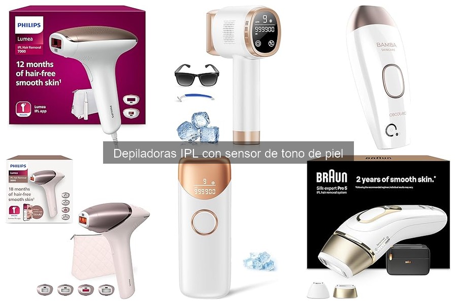 Dónde comprar depiladoras IPL con sensor de tono al mejor precio