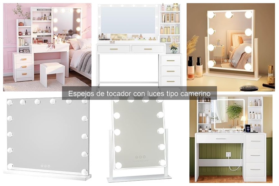 Dónde comprar espejos de tocador con luces y mejores opciones