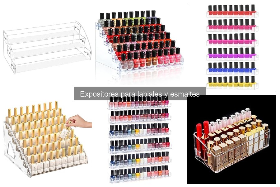 Dónde comprar expositores para labiales a buen precio