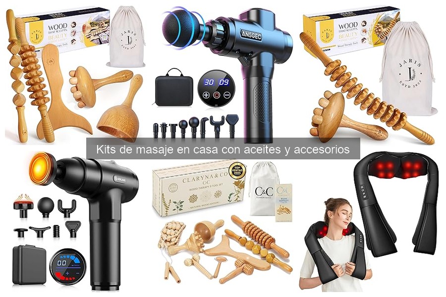 ** Dónde comprar kits de masaje y precios recomendados