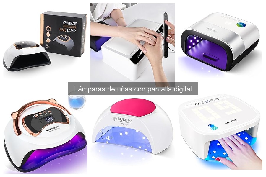 Dónde comprar lámparas de uñas con pantalla digital