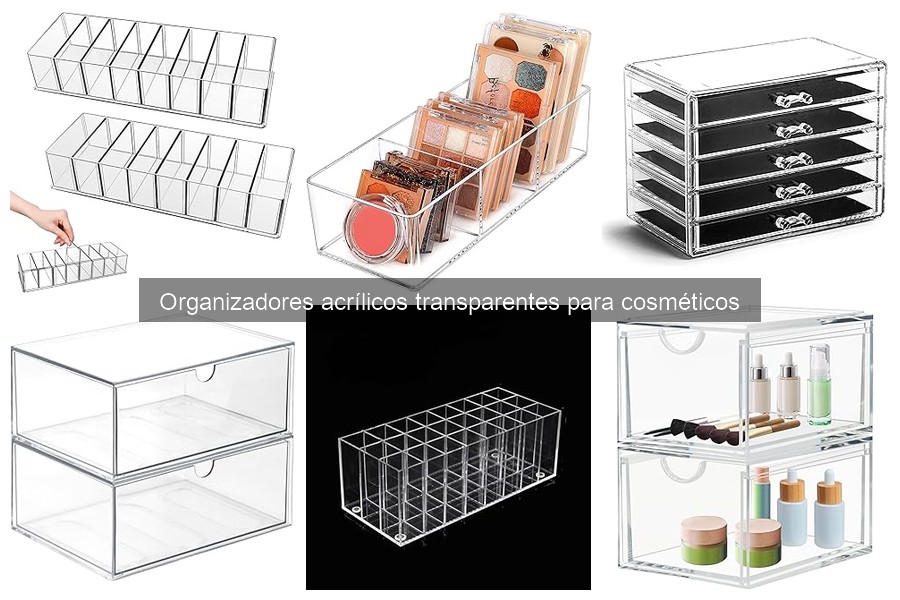 Dónde comprar organizadores acrílicos para cosméticos baratos
