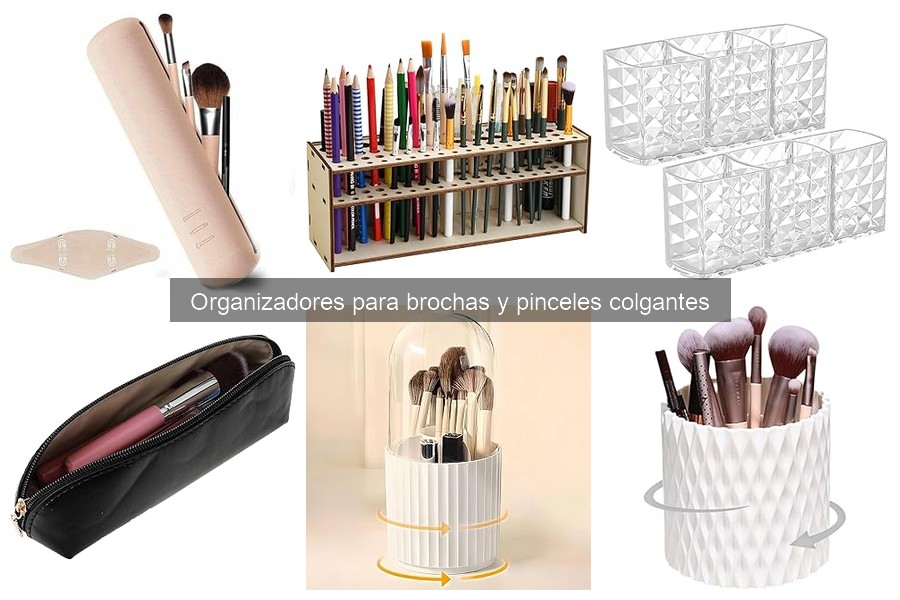 Dónde comprar organizadores colgantes para brochas y pinceles baratos