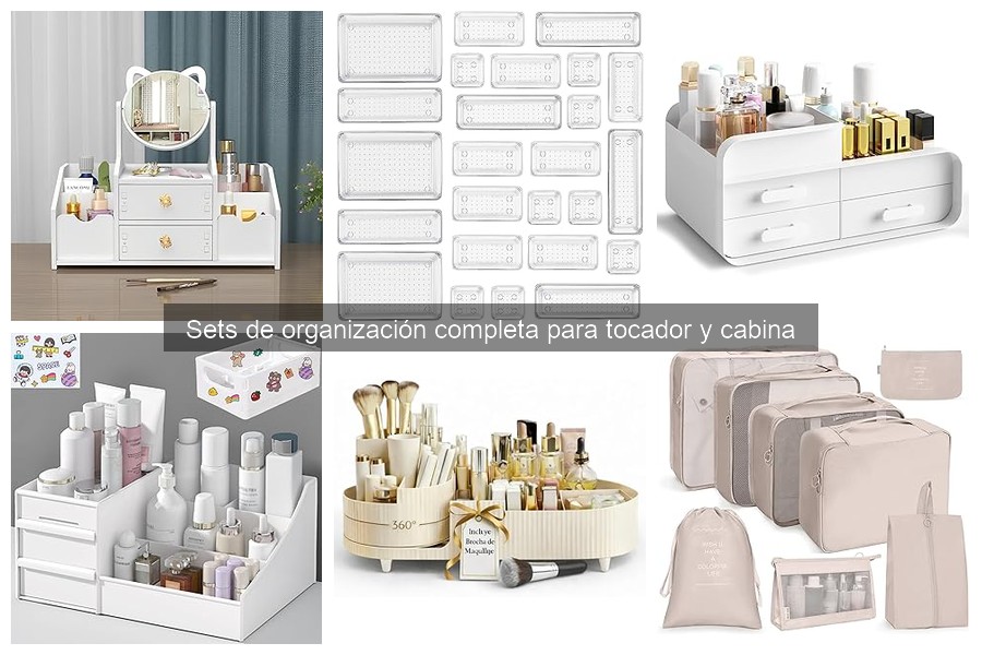 Dónde comprar sets de organización para tocador y cabina