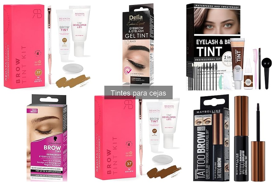 ** Dónde comprar tintes para cejas: precios y mejores opciones