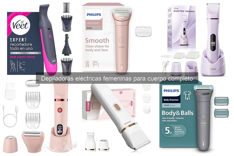 ** Efectos secundarios de usar depiladoras eléctricas para mujer