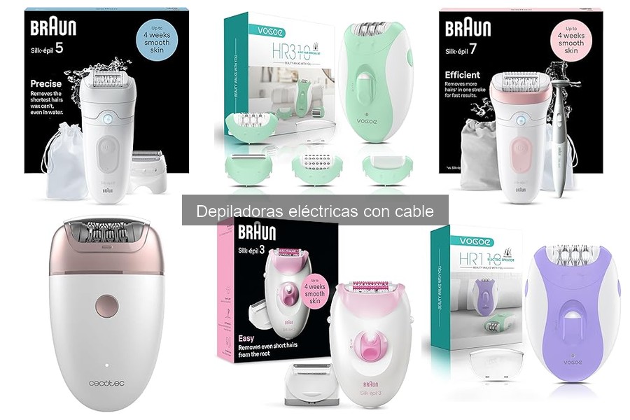 Errores comunes al elegir depiladoras eléctricas con cable