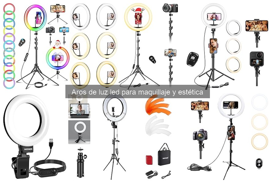Errores comunes al usar aros de luz LED para maquillaje