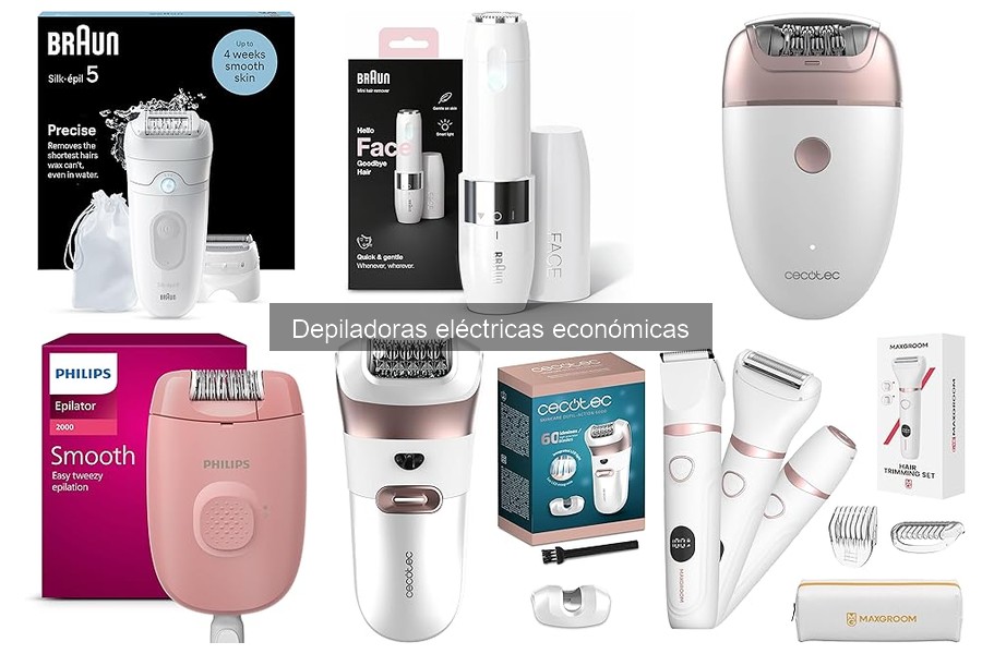 Errores comunes al usar depiladoras eléctricas económicas