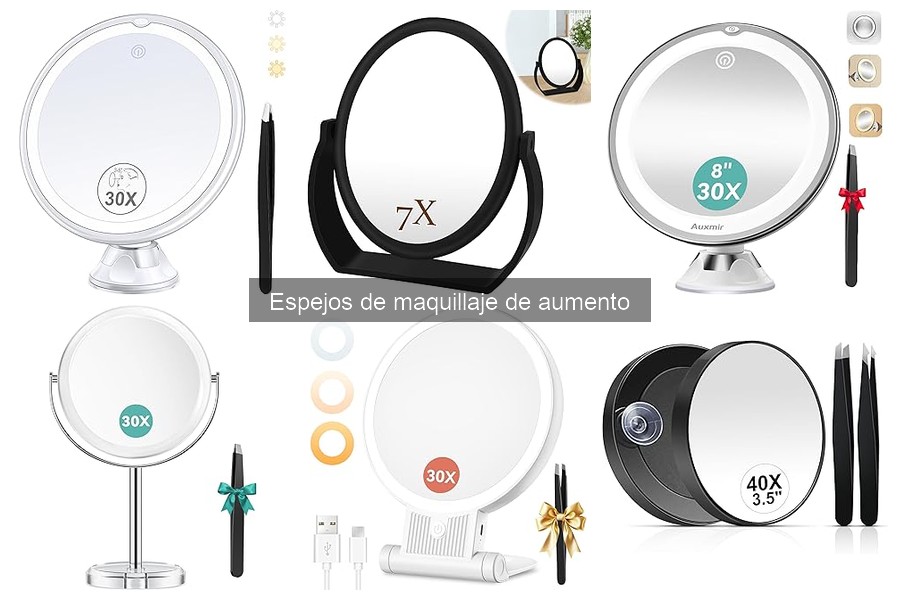 Errores comunes al usar espejos de maquillaje de aumento