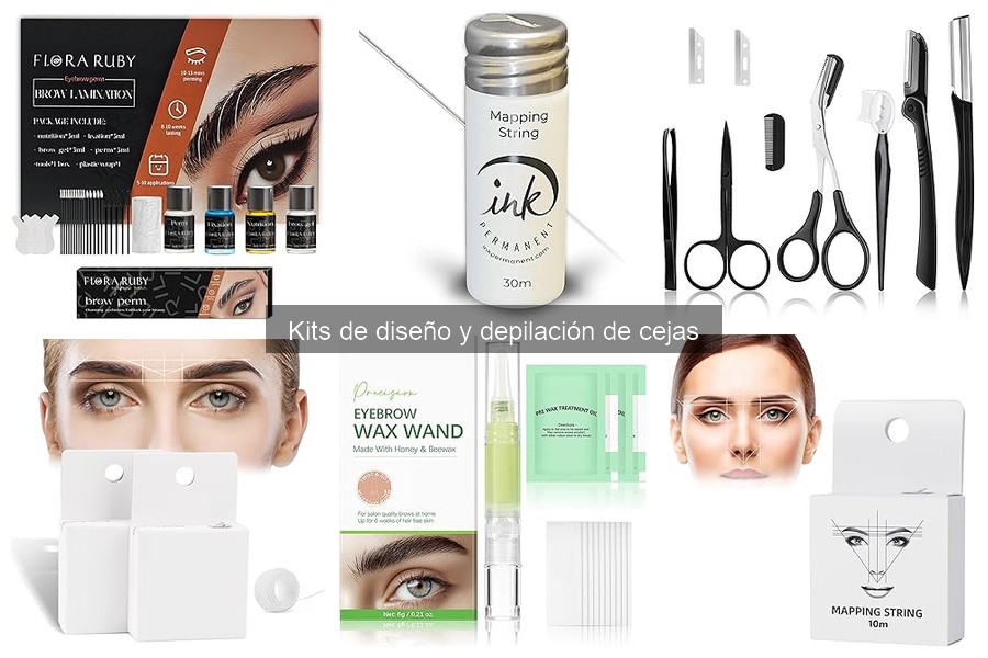 Errores comunes al usar kits de diseño y depilación de cejas
