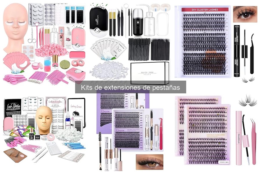 Errores comunes al usar kits de extensiones de pestañas