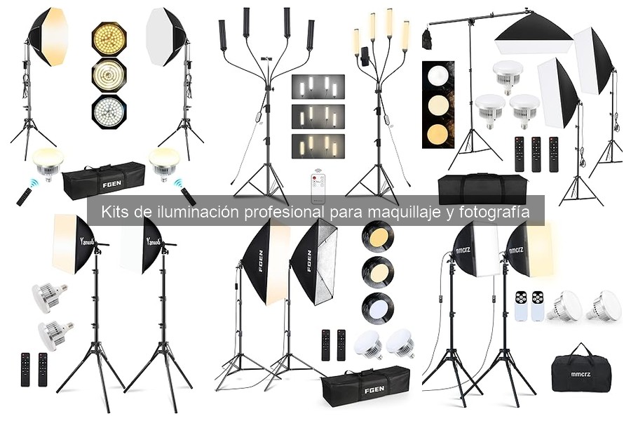 Errores comunes al usar kits de iluminación para maquillaje