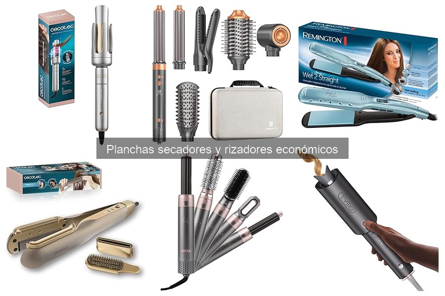 Errores comunes al usar planchas, secadores y rizadores económicos
