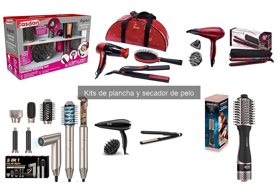 Errores comunes al usar un kit de plancha y secador de pelo