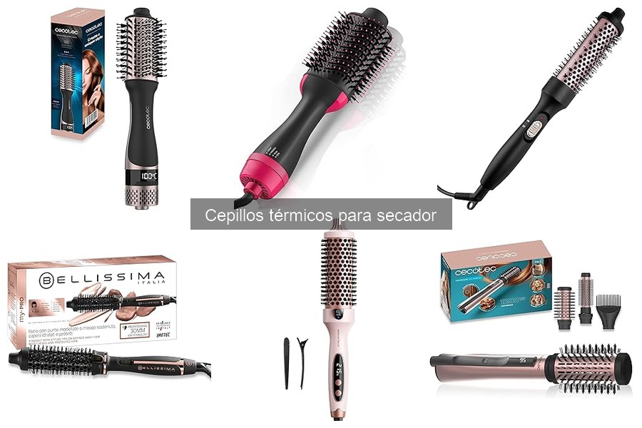 ¿Es un cepillo térmico adecuado para mi cabello?