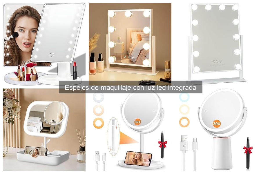 Espejos de maquillaje LED portátiles: ¿Son fiables?