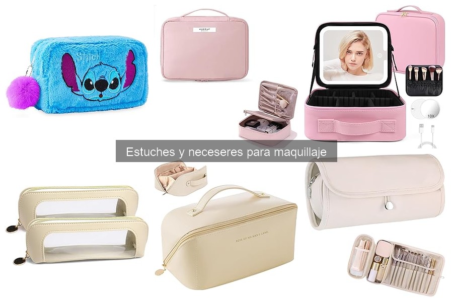 Estuches de maquillaje ideales para viajar