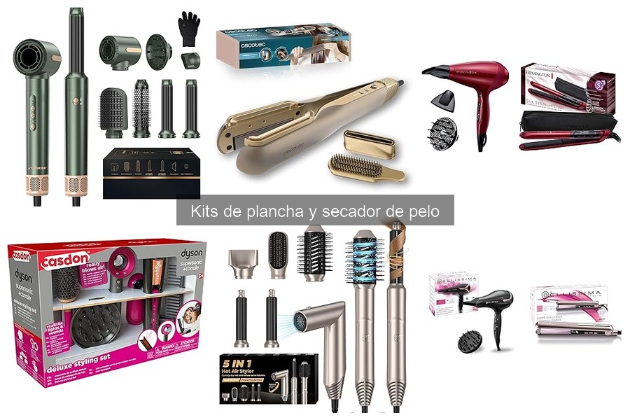 Funcionamiento de Kits de Plancha y Secador de Pelo