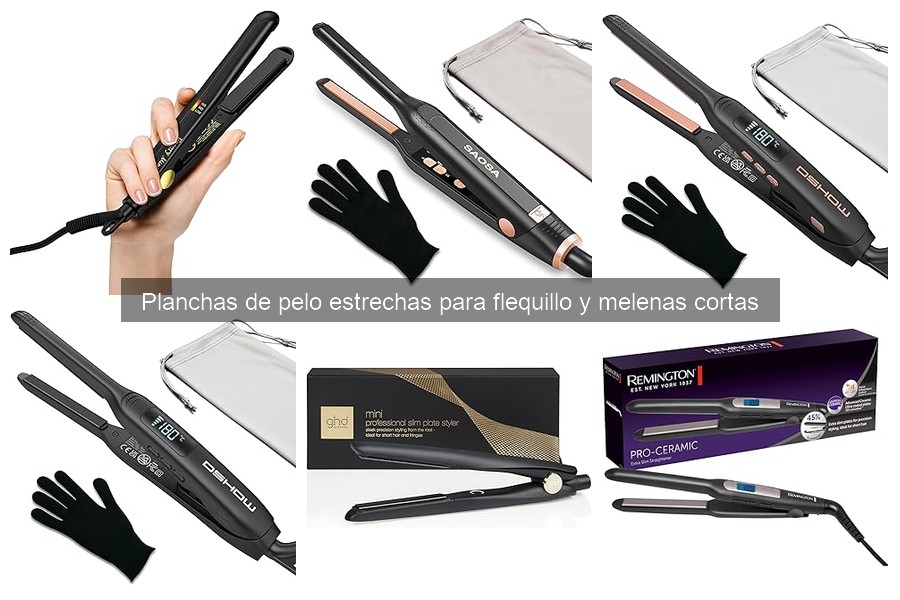 Funciones y características de las planchas de pelo estrechas