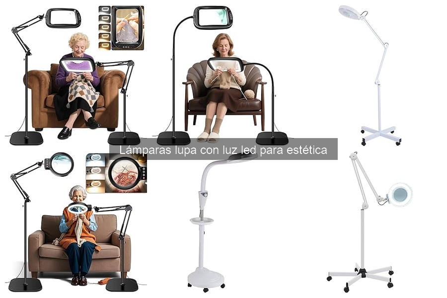 Guía básica de lámparas lupa con luz LED para estética