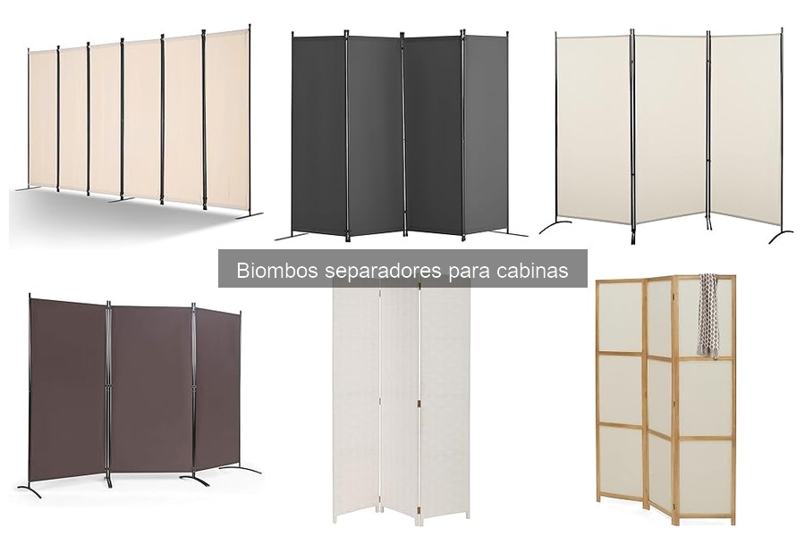 Guía de compra de biombos separadores para cabinas