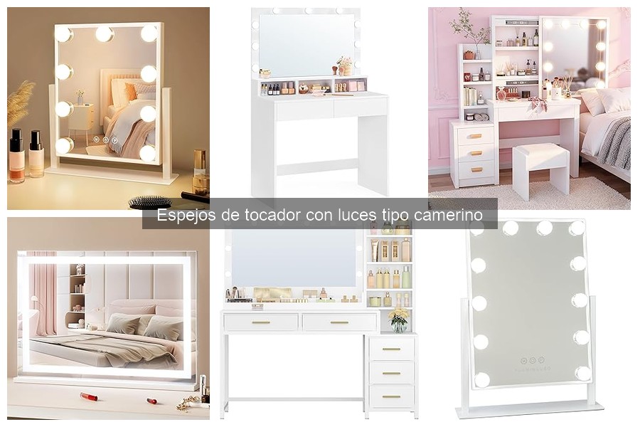 Guía de compra de espejos de tocador con luces para tu estilo