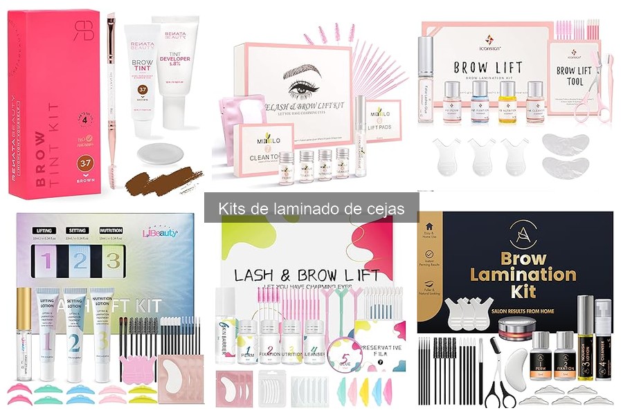 Guía de compra de kits de laminado de cejas para ti