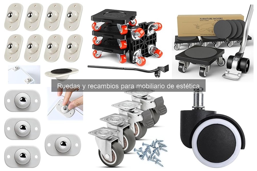 Guía de compra de ruedas y recambios para mobiliario estético