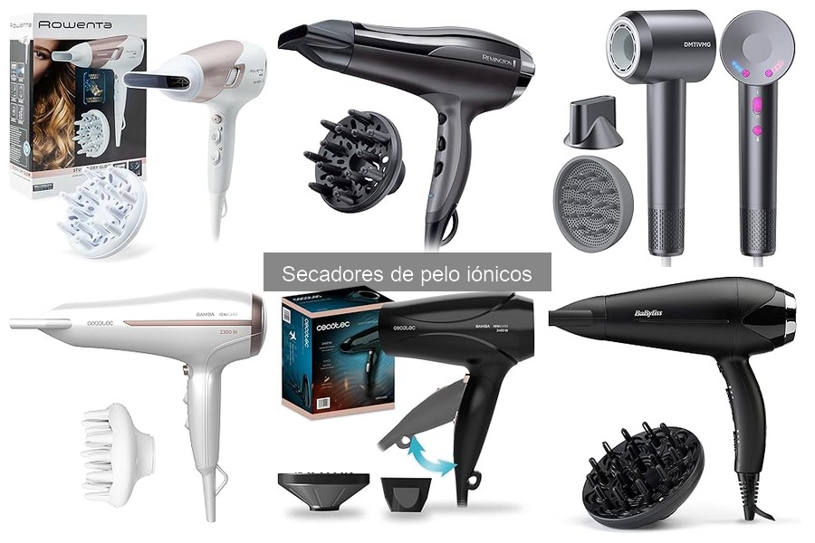 Guía de compra de secadores de pelo iónicos