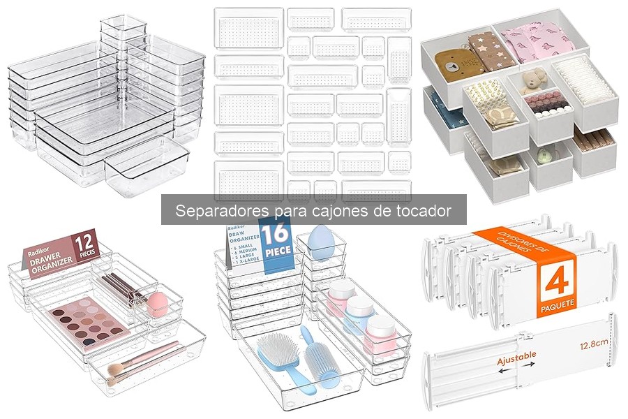 Guía de compra de separadores para cajones de tocador