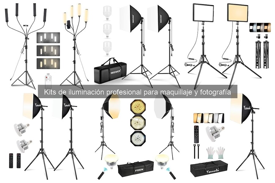 Guía de Kits de Iluminación Profesional para Maquillaje y Fotografía