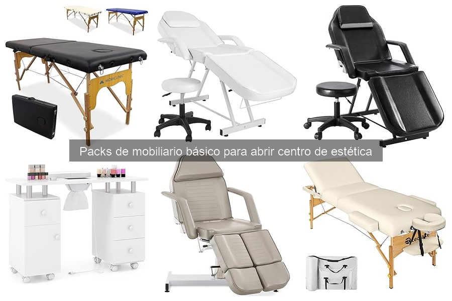 Guía de Packs de Mobiliario Básico para Centro de Estética