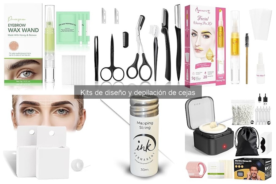 Guía de Tipos de Kits de Diseño y Depilación de Cejas