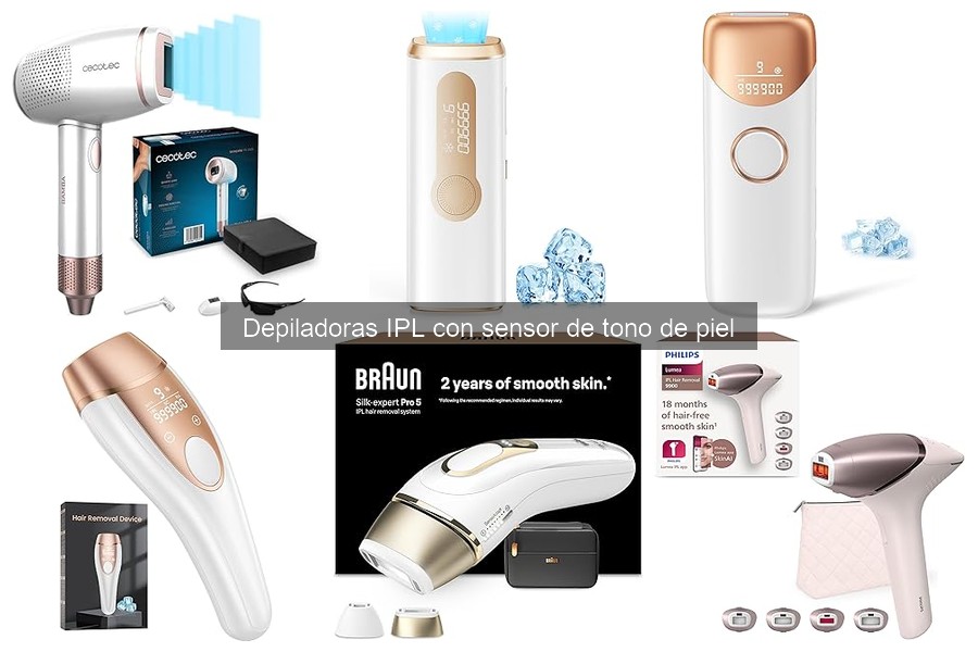 Guía de Uso para Depiladoras IPL con Sensor de Tono de Piel