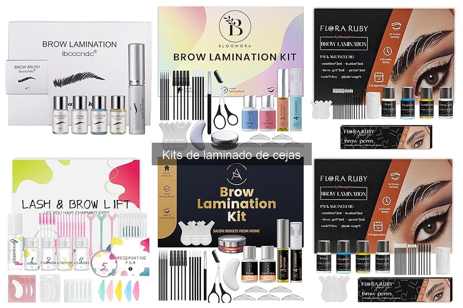 Guía esencial de kits de laminado de cejas para principiantes