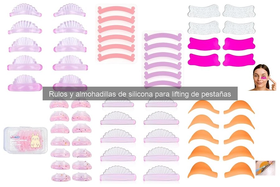 Guía para elegir rulos y almohadillas de silicona para pestañas