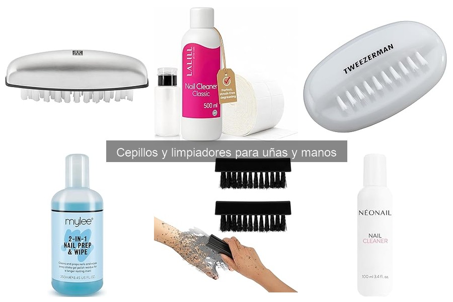 Guía sobre cepillos y limpiadores para uñas y manos