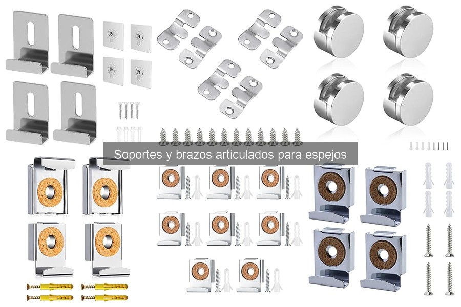 Guía sobre soportes y brazos articulados para espejos