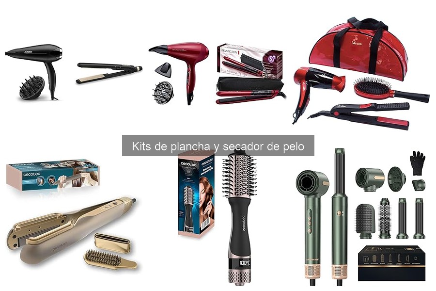 Impacto ecológico de los kits de plancha y secador de pelo
