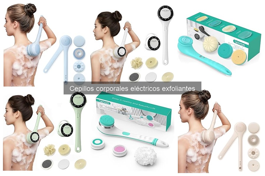 Instrucciones para usar cepillos corporales eléctricos