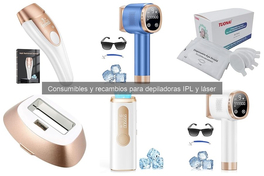 Instrucciones para Usar Consumibles de Depiladoras IPL y Láser