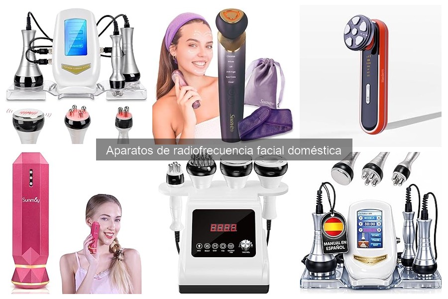 Instrucciones para usar un aparato de radiofrecuencia facial