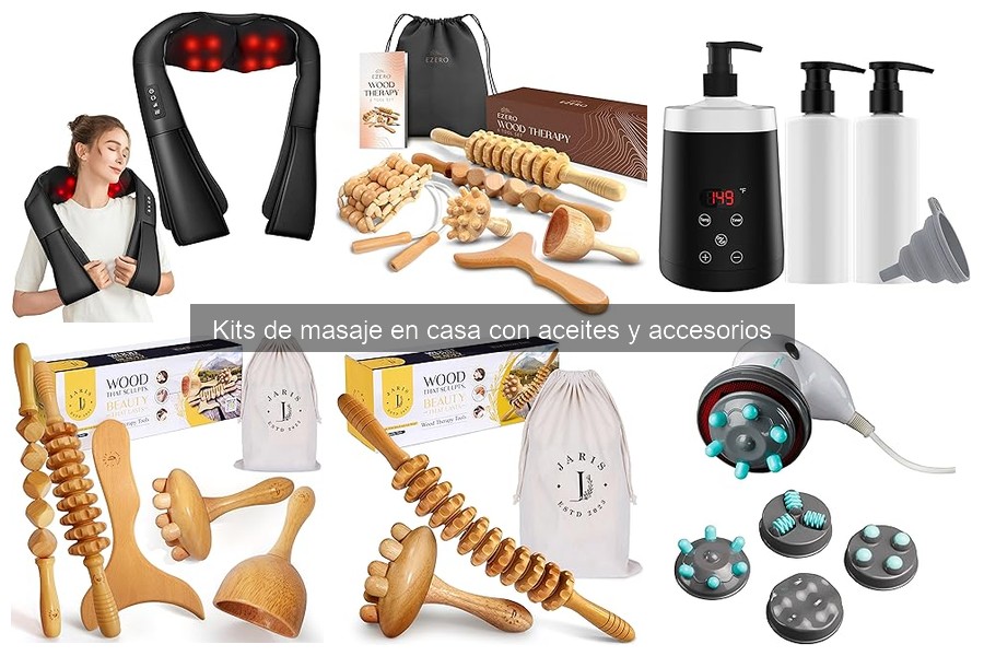 Kits de masaje recomendados para principiantes en casa