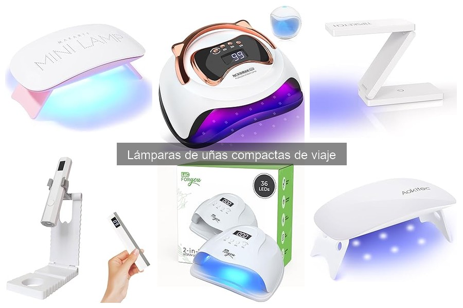 Lámparas de Uñas Compactas de Viaje: Guía y Características