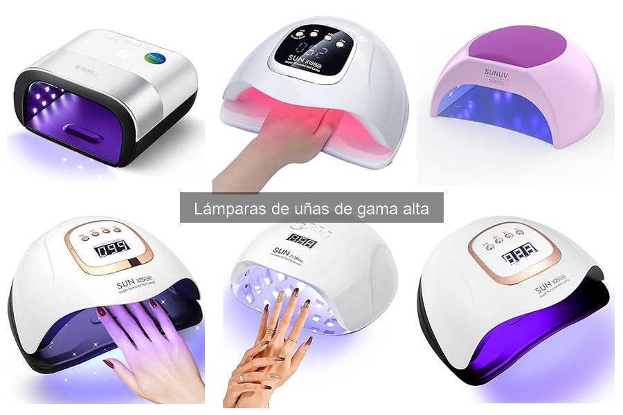 Lámparas de uñas de gama alta para gel y acrílico