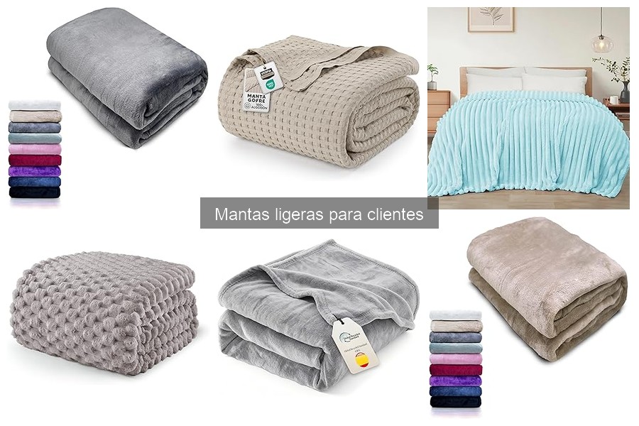 Mantas ligeras recomendadas para uso profesional en estética