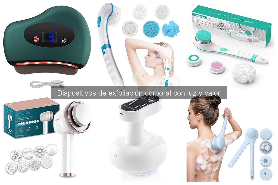 Mantenimiento de dispositivos de exfoliación corporal con luz y calor