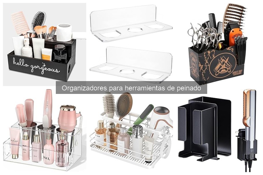 Mantenimiento de organizadores para herramientas de peinado
